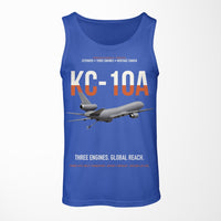 Thumbnail for KC-10A EXTENDER design on blue tank top