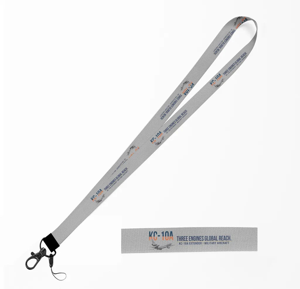 KC-10A Extender lanyard - light gray