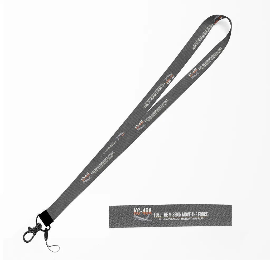 KC-46A Pegasus lanyard - gray