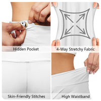 Thumbnail for Remove Before Flight Designed Women Yoga Shorts Pants