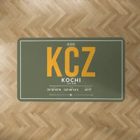 Thumbnail for Kochi Ryoma Airport (KCZ) Carpets - Carpet Rectangle - ID Tag - Green Army V2