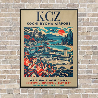 KCZ - Poster - Canvas Framed - Beige