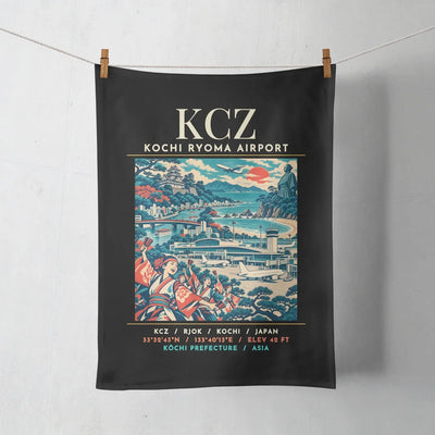KCZ - Poster - Towel - Black