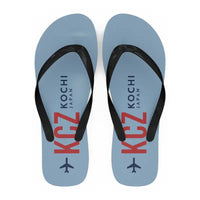 Thumbnail for Kochi Ryoma Airport (KCZ) Slippers & Flip Flops - Slippers - Flip Flops - Code - Light Blue