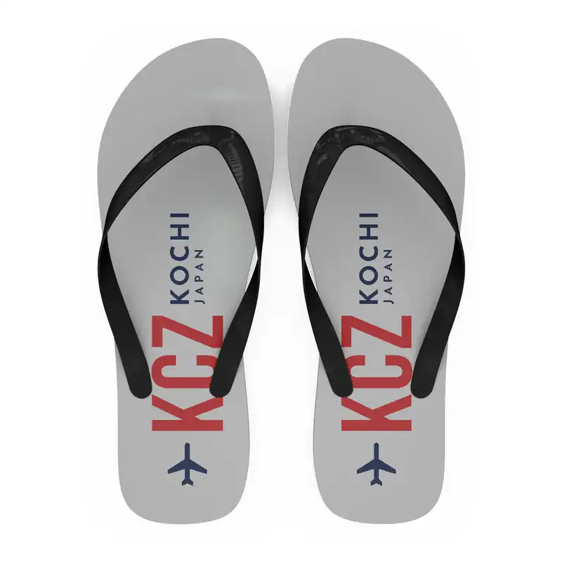Kochi Ryoma Airport (KCZ) Slippers & Flip Flops - Slippers - Flip Flops - Code - Light Gray