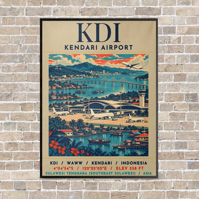 KDI - Poster - Canvas Framed - Beige