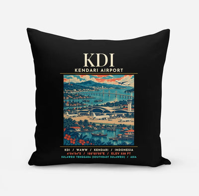KDI - Poster - Pillow - Black