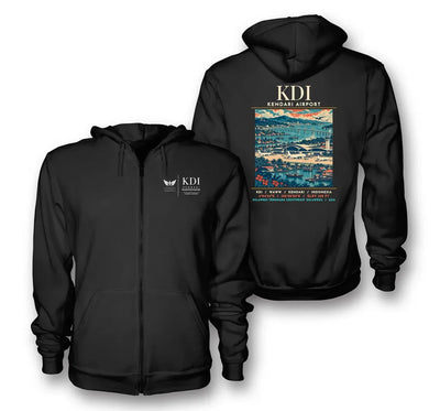 KDI - Poster - Zipped Hoodie - Black