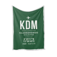 Thumbnail for Kaadedhdhoo Airport (KDM) Bedding Sets & Blankets - Blanket - ID Tag - Green