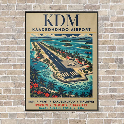 KDM - Poster - Canvas Framed - Beige