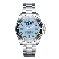 Thumbnail for Kaadedhdhoo Airport (KDM) Aviator Watches - Classic - Light Blue - Premium Diver - Black