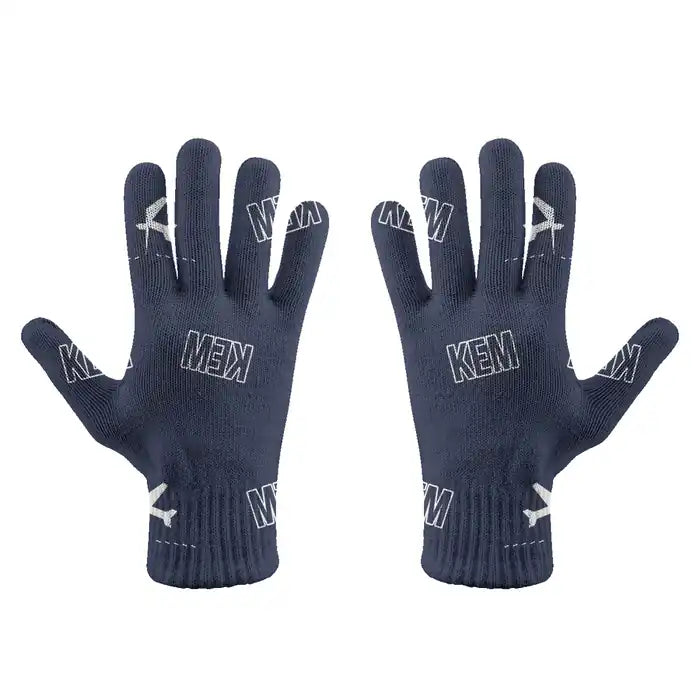 Kemi-Tornio Airport (KEM) Gloves - Gloves - Full - Pattern - Navy Blue