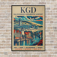 Thumbnail for KGD - Poster - Canvas Framed - Beige