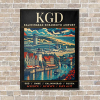 Thumbnail for KGD - Poster - Canvas Framed - Black