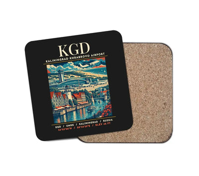 KGD - Poster - Coaster - Black