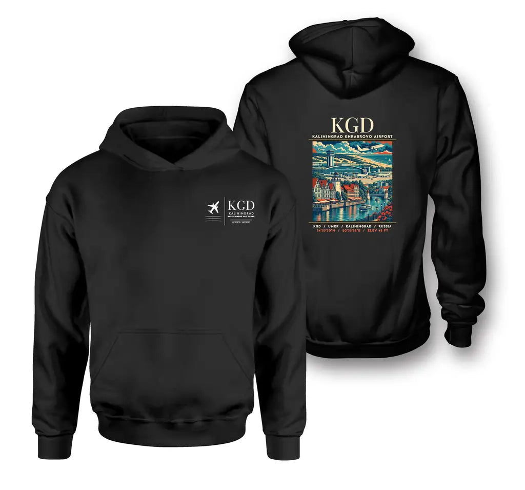 KGD - Poster - Double-Side Hoodie - Black