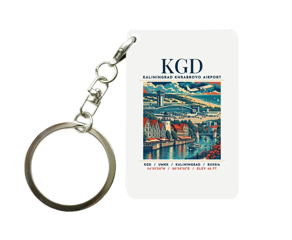 KGD - Poster - Key Chain - White