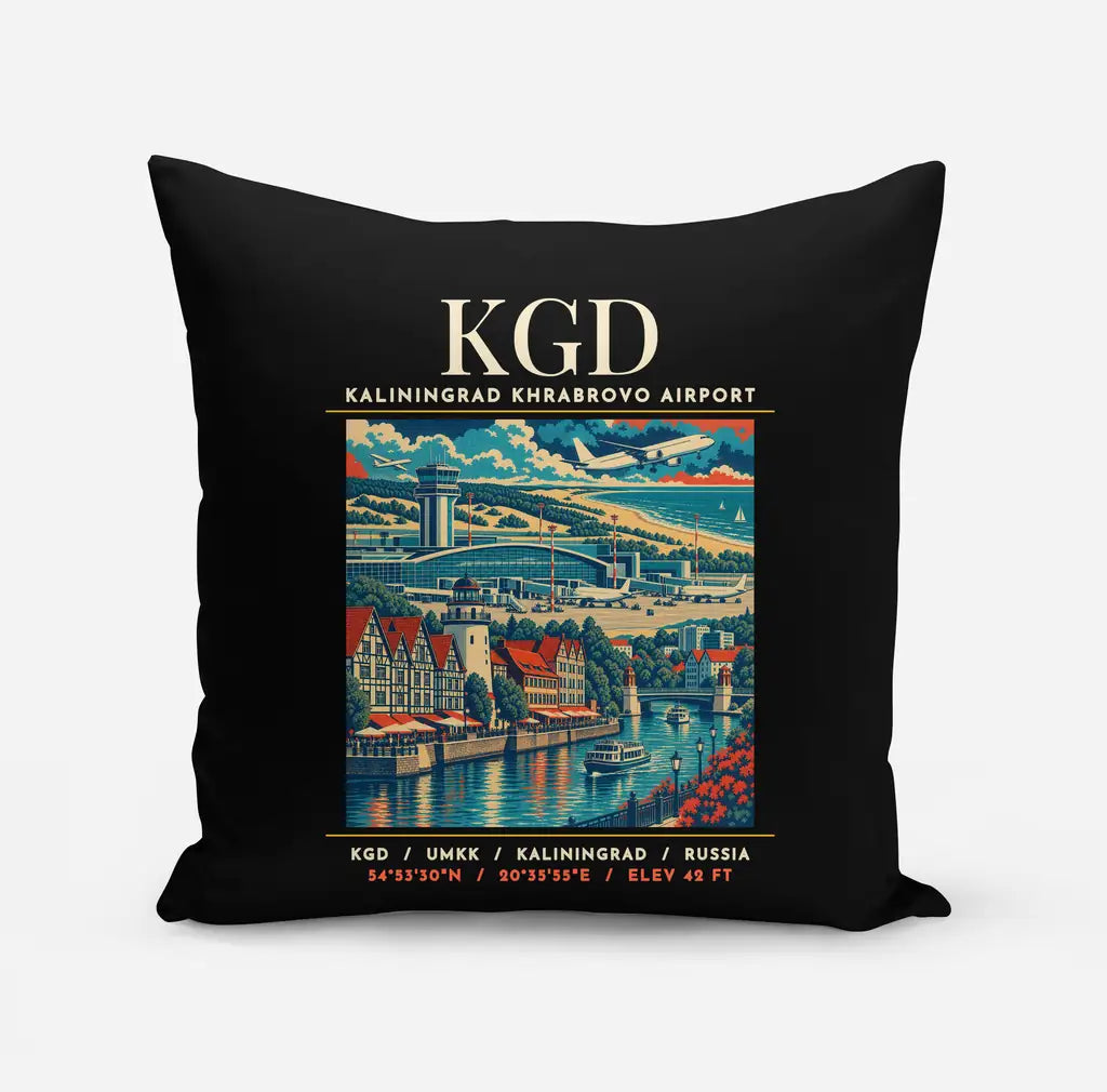 KGD - Poster - Pillow - Black
