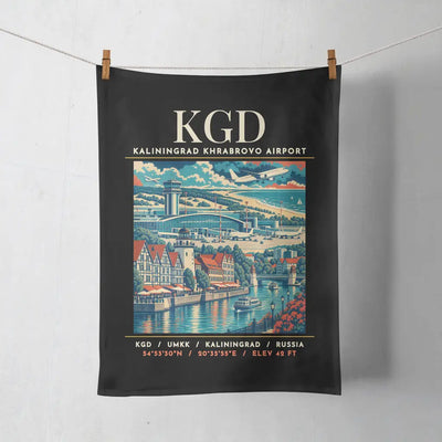 KGD - Poster - Towel - Black