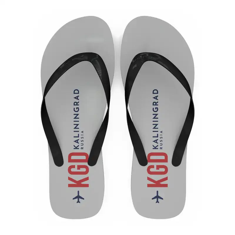 Kaliningrad Khrabrovo Airport (KGD) Slippers & Flip Flops - Slippers - Flip Flops - Code - Light Gray