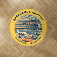 Thumbnail for Sary-Arka Airport (KGF) Carpets - Carpet Round - Badge - Yellow V2