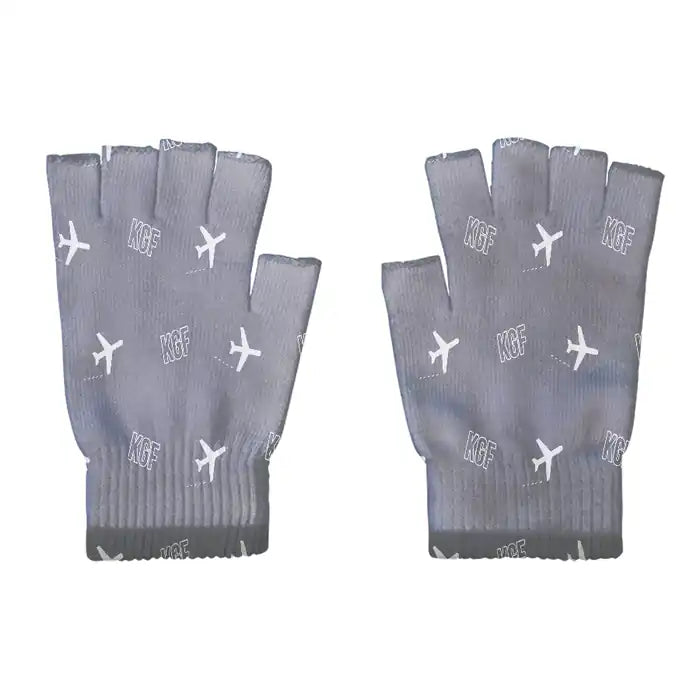 Sary-Arka Airport (KGF) Gloves - Gloves - Cut - Pattern - Gray