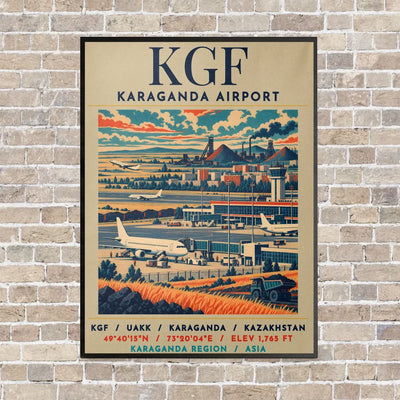 KGF - Poster - Canvas Framed - Beige