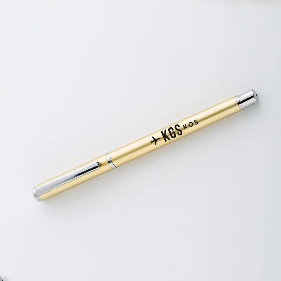 Kos Island International Airport (KGS) Pens - ballpen - gold