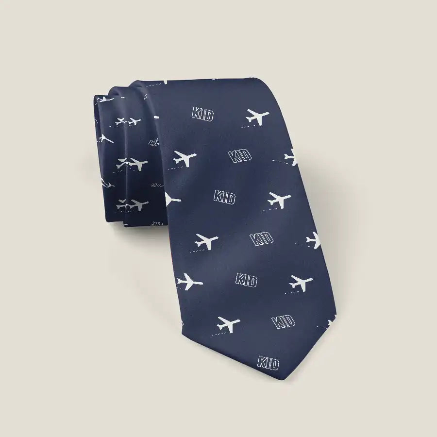 Kristianstad Airport (KID) Ties - Tie - Pattern - Navy Blue