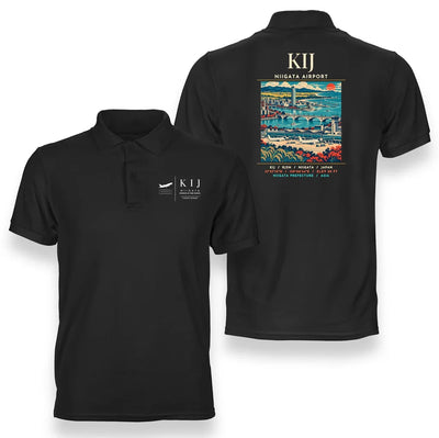 KIJ - Poster - Double-Side Polo - Black