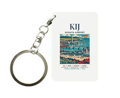 KIJ - Poster - Key Chain - White