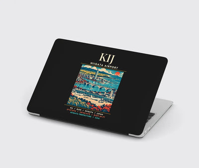 KIJ - Poster - MacBook Case - Black
