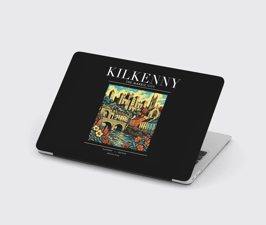 KILKENNY - Poster - MacBook Case - Black