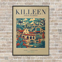 Thumbnail for KILLEEN - Poster - Canvas Framed - Beige