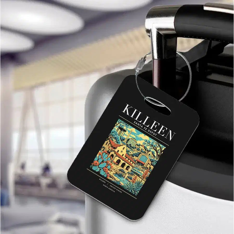 KILLEEN - Poster - Luggage Tag - Black
