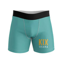 Thumbnail for Osaka Kansai International Airport (KIX) Men Boxers - Code - Turquoise