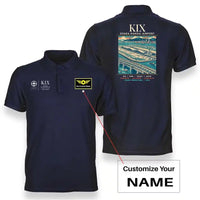 Thumbnail for KIX - Poster - Double-Side Polo - Navy Blue + Name