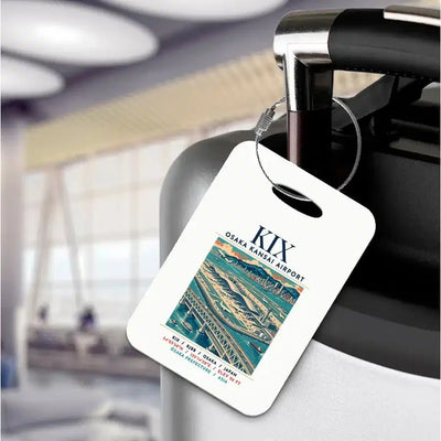 KIX - Poster - Luggage Tag - White