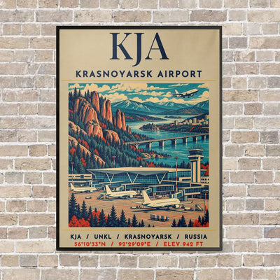 KJA - Poster - Canvas Framed - Beige