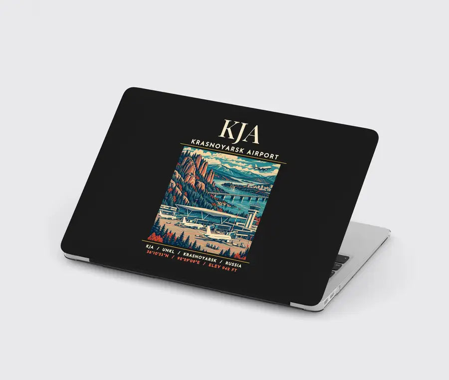 KJA - Poster - MacBook Case - Black