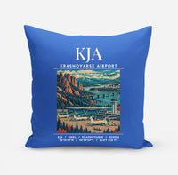 Thumbnail for KJA - Poster - Pillow - Blue