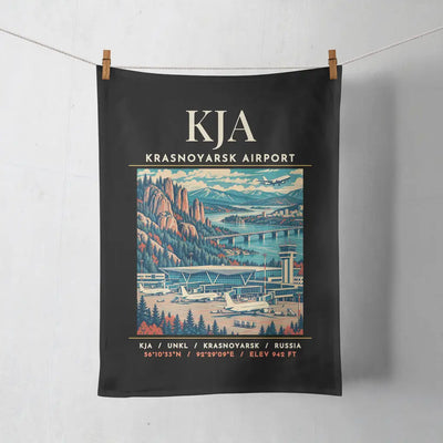 KJA - Poster - Towel - Black