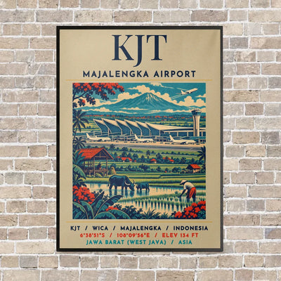 KJT - Poster - Canvas Framed - Beige