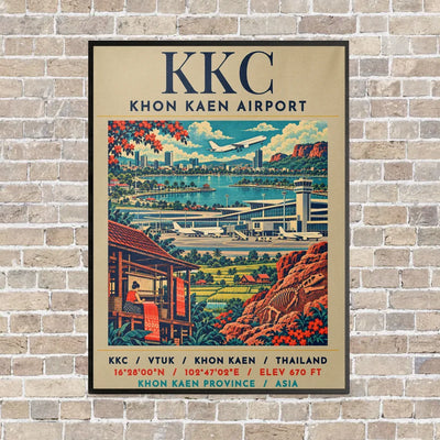 KKC - Poster - Canvas Framed - Beige
