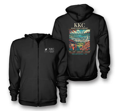 KKC - Poster - Zipped Hoodie - Black