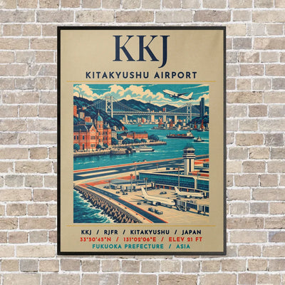 KKJ - Poster - Canvas Framed - Beige
