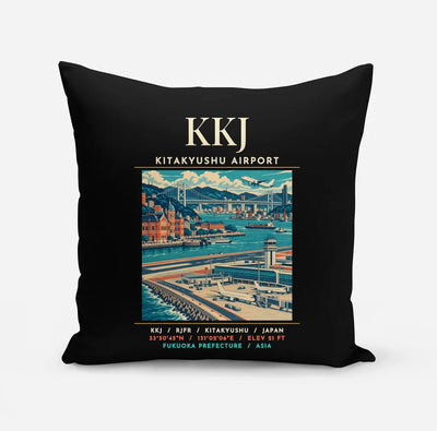 KKJ - Poster - Pillow - Black