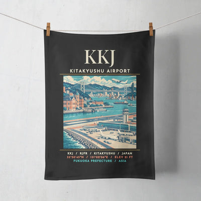 KKJ - Poster - Towel - Black