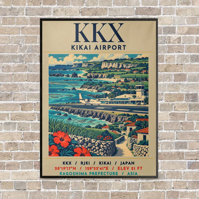 KKX - Poster - Canvas Framed - Beige