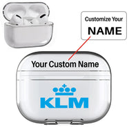 Thumbnail for KLM Royal Dutch Airlines AirPods Pro transparent case - Normal + Name